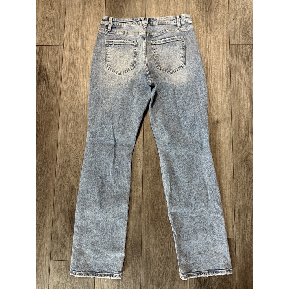 Vervet Lovervet Women's Mid-Rise Straight Jeans Size 29/9Light Wash - Picture 2 of 6